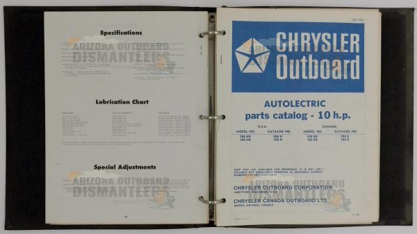 OB1871-OB1872 Chrysler Outboard Catalog 10–15 HP (Vintage OEM) - Image 3
