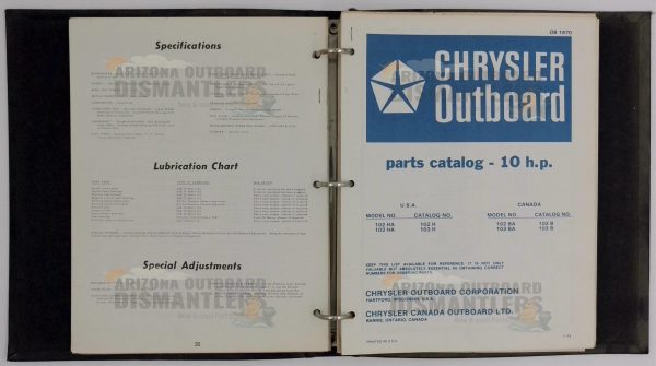 OB1871-OB1872 Chrysler Outboard Catalog 10–15 HP (Vintage OEM) - Image 4