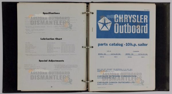 OB1871-OB1872 Chrysler Outboard Catalog 10–15 HP (Vintage OEM) - Image 5
