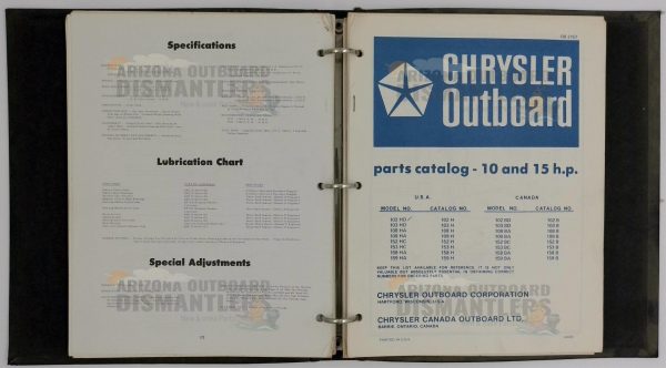 OB1871-OB1872 Chrysler Outboard Catalog 10–15 HP (Vintage OEM) - Image 7