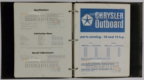 OB1871-OB1872 Chrysler Outboard Catalog 10–15 HP (Vintage OEM) - Image 8