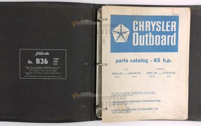 Chrysler Outboard Parts Catalogs OB2285–OB2701 (65HP to 140HP) — Vintage OEM Set