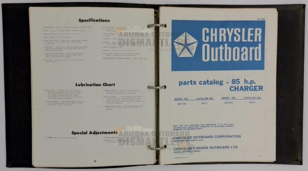 Chrysler Outboard Parts Catalogs OB2285–OB2701 (65HP to 140HP) — Vintage OEM Set - Image 4