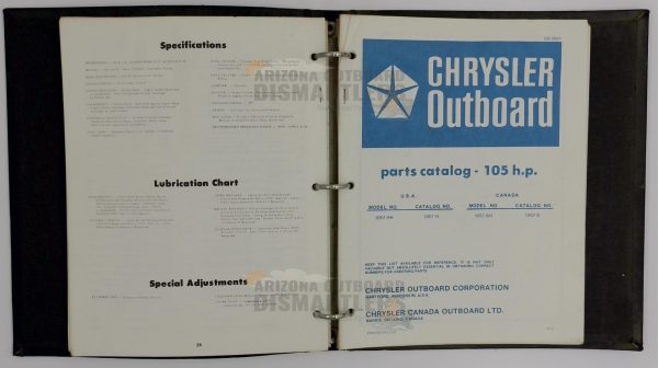 Chrysler Outboard Parts Catalogs OB2285–OB2701 (65HP to 140HP) — Vintage OEM Set - Image 5