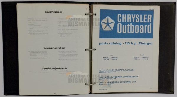 Chrysler Outboard Parts Catalogs OB2285–OB2701 (65HP to 140HP) — Vintage OEM Set - Image 7