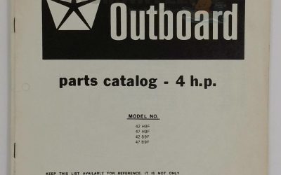 OB3070 Parts Catalog – Chrysler Outboard 4HP (Models 42H9F, 47H9F, 42B9F, 47B9F)