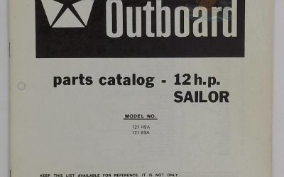OB3075 Parts Catalog – Chrysler Outboard 12HP Sailor (Models 121H9A, 121B9A)