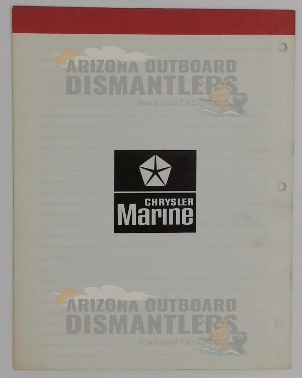 OB3075 Parts Catalog – Chrysler Outboard 12HP Sailor (Models 121H9A, 121B9A) - Image 2