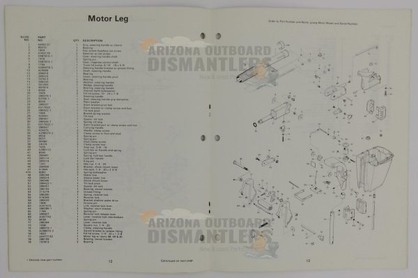 OB3075 Parts Catalog – Chrysler Outboard 12HP Sailor (Models 121H9A, 121B9A) - Image 3