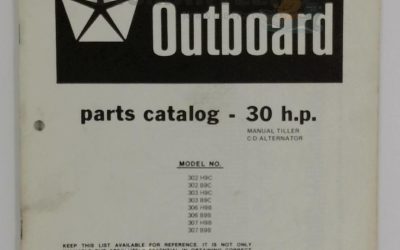 OB3078 Parts Catalog – Chrysler Outboard 30HP (Models 302H9C, 303H9C, 306H9B, 307H9B, 302B9C, 303B9C, 306B9B, 307B9B)