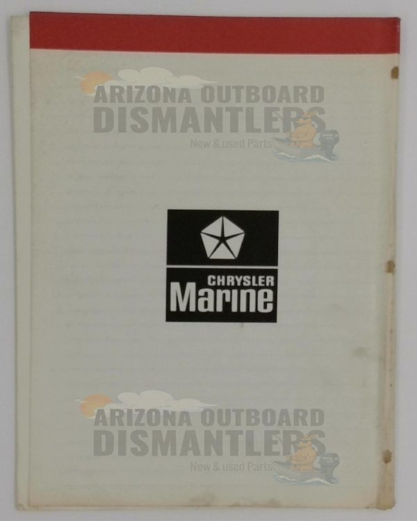 OB3078 Parts Catalog – Chrysler Outboard 30HP (Models 302H9C, 303H9C, 306H9B, 307H9B, 302B9C, 303B9C, 306B9B, 307B9B) - Image 2