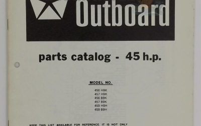 OB3080 Parts Catalog – Chrysler Outboard 45HP (Models 456H9K, 457H9K, 456B9K, 457B9K, 459H9H, 459B9H)