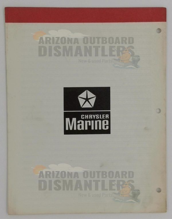 OB3080 Parts Catalog – Chrysler Outboard 45HP (Models 456H9K, 457H9K, 456B9K, 457B9K, 459H9H, 459B9H) - Image 2