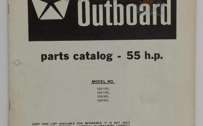 OB3081 Parts Catalog – Chrysler Outboard 55HP (Models 558H9L, 559H9L, 558B9L, 559B9L)