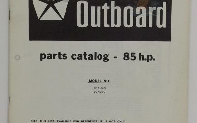 OB3085 Parts Catalog – Chrysler Outboard 85HP (Models 857H9G, 857B9G)