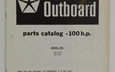 OB3087 Parts Catalog – Chrysler Outboard 100HP (Models 1007H9A, 1007B9A)