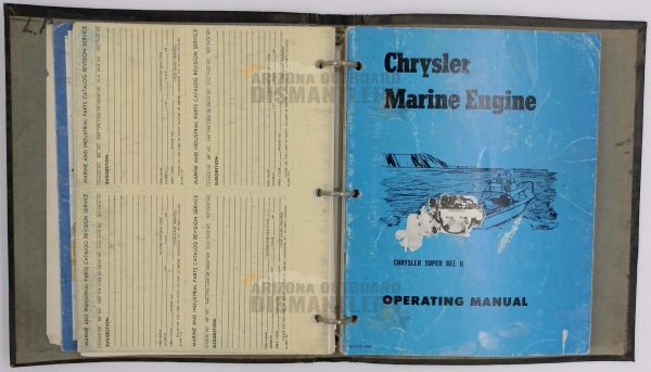 OB 3174 / 81-770-1567 / 81-770-9565 Chrysler “300” Stern Drive & LM 318 Engine Manuals (Bundle) - Image 2