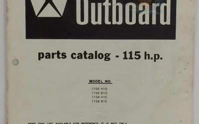 OB3638 Parts Catalog – Chrysler Outboard 115HP (Models 1156H1D, 1156B1D, 1158H1E, 1158B1E)