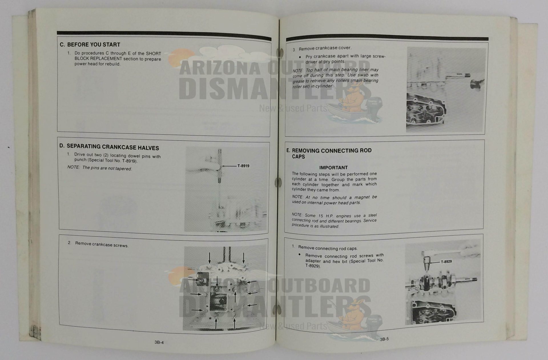OB4646 – 9.9/15Hp 1988 Thru 1991 Service Manual – Force - Image 2