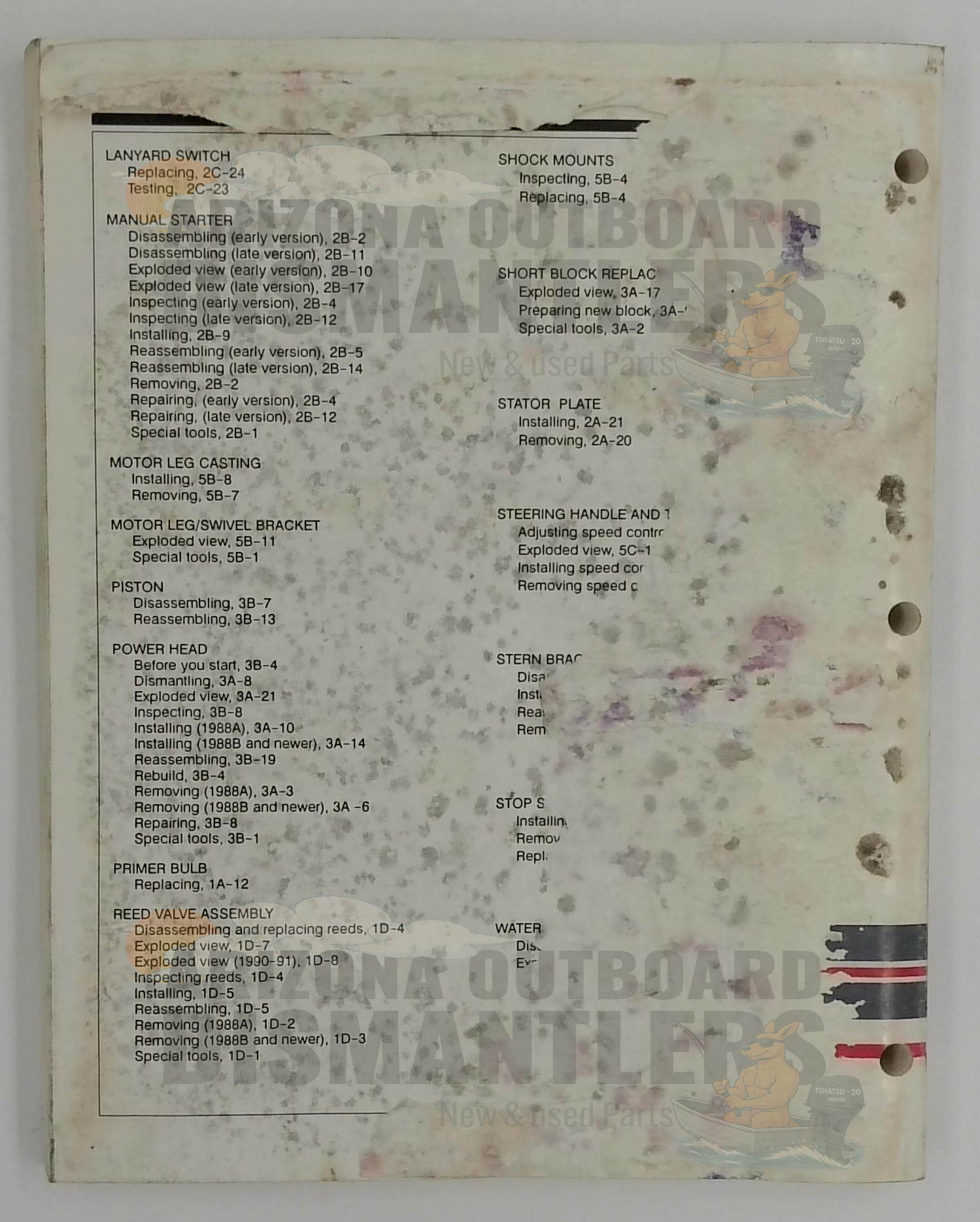 OB4647 – 5Hp 1988 Thru 1991 Service Manual – Force - Image 3
