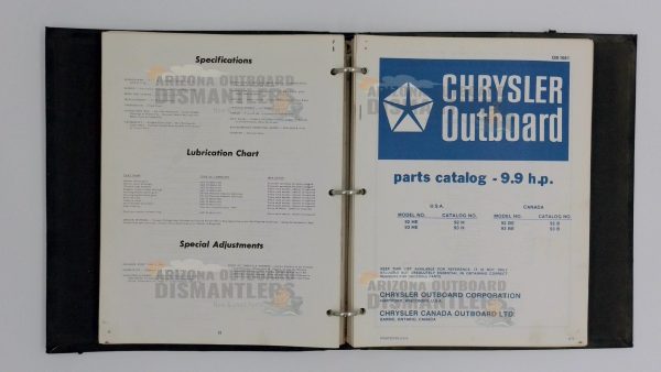 OB960 to OB1683 Chrysler Outboard Parts Catalog – 9.2 HP to 9.9 HP (Vintage OEM) - Image 10