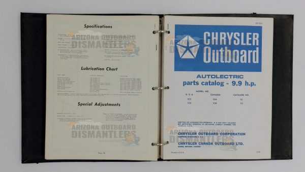 OB960 to OB1683 Chrysler Outboard Parts Catalog – 9.2 HP to 9.9 HP (Vintage OEM) - Image 12
