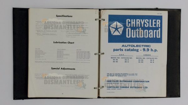 OB960 to OB1683 Chrysler Outboard Parts Catalog – 9.2 HP to 9.9 HP (Vintage OEM) - Image 13