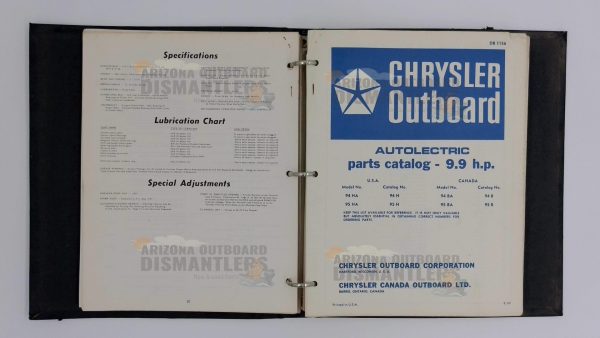 OB960 to OB1683 Chrysler Outboard Parts Catalog – 9.2 HP to 9.9 HP (Vintage OEM) - Image 5