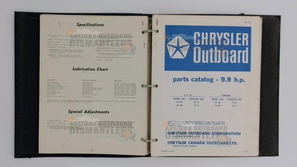 OB960 to OB1683 Chrysler Outboard Parts Catalog – 9.2 HP to 9.9 HP (Vintage OEM) - Image 6