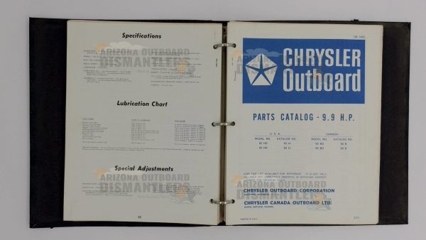 OB960 to OB1683 Chrysler Outboard Parts Catalog – 9.2 HP to 9.9 HP (Vintage OEM) - Image 8