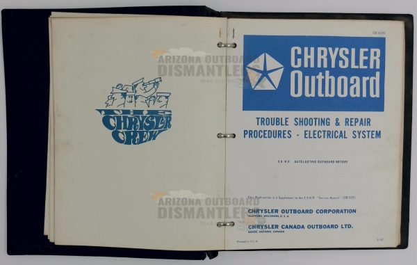OB9775-OB1222 Chrysler Electrical Repair / Bulletin Manual (1973) - Image 4