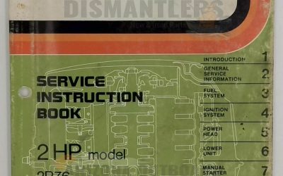 OMA-7602 – 2HP Models 1976 Service Manual – Johnson