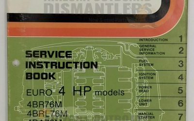 OMA-7603 – EURO 4HP Models 1976 Service Manual – Johnson