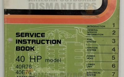 OMA-7609 – 40HP Models 1976 Service Manual – Johnson