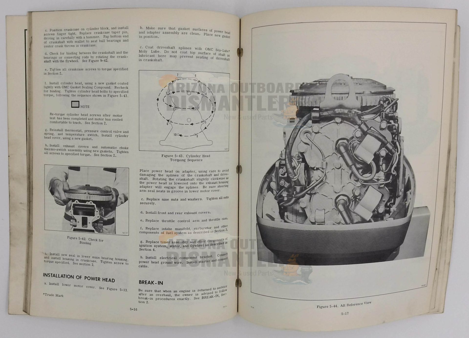 OMA-7610 – 55HP Models 1976 Service Manual – Johnson - Image 2