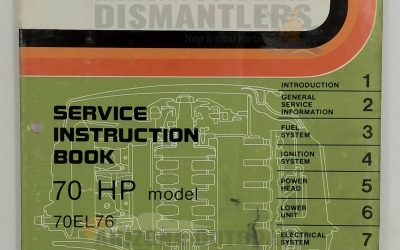 OMA-7611 – 70HP Models 1976 Service Manual – Johnson