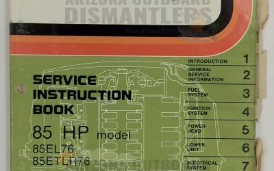 OMA-7613 – 85HP Models 1976 Service Manual – Johnson