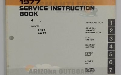 OMA-7703 – 4HP Models 1977 Service Manual – Johnson