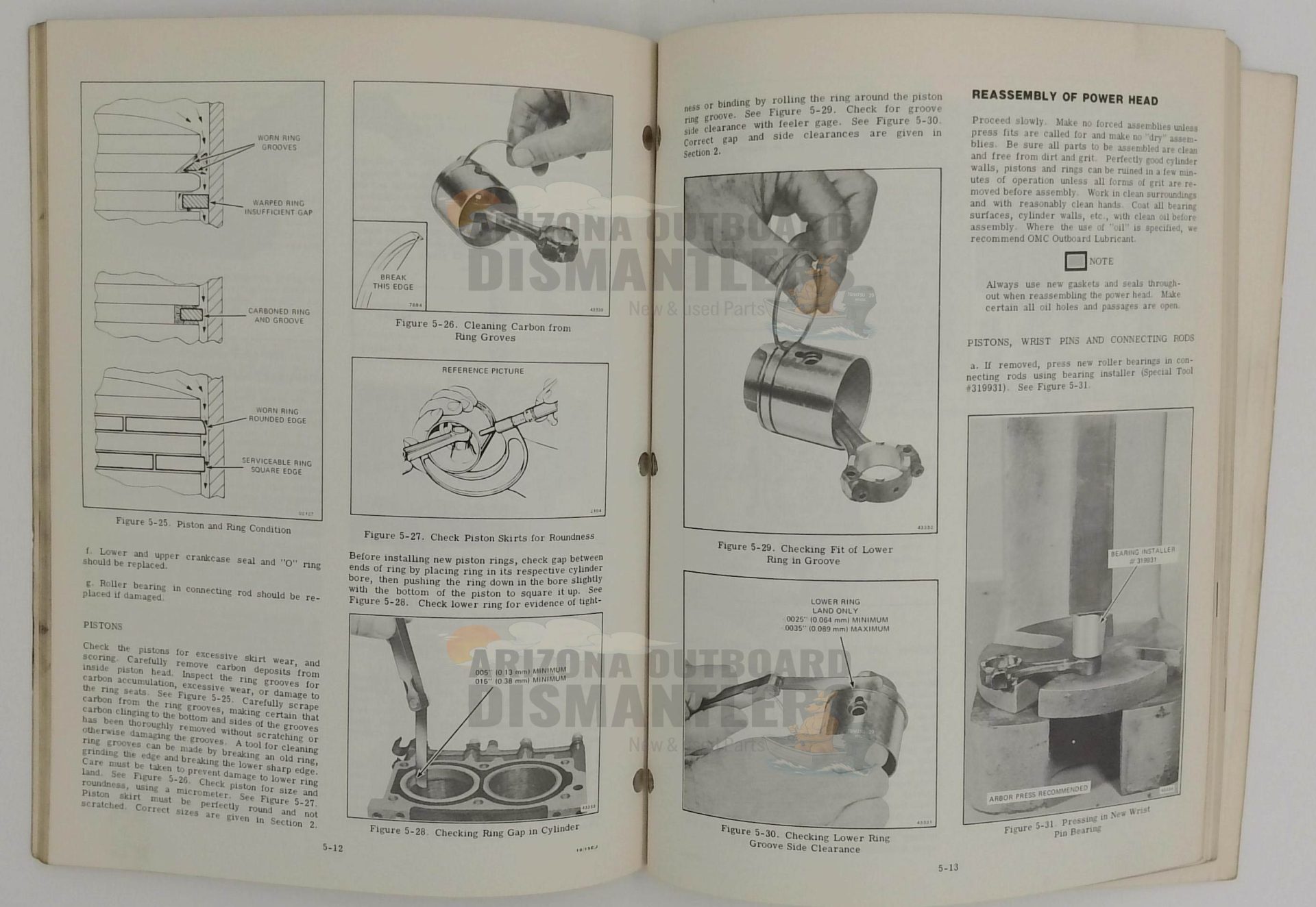 OMA-7705 – 9.9/15HP Models 1977 Service Manual – Johnson - Image 2