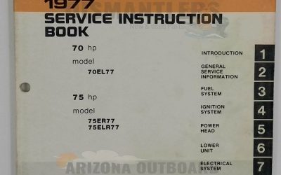 OMA-7708 – 70/75HP Models 1977 Service Manual – Johnson