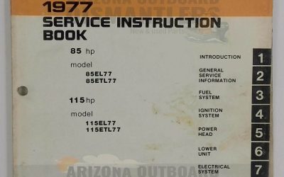 OMA-7709 – 85/115HP Models 1977 Service Manual – Johnson