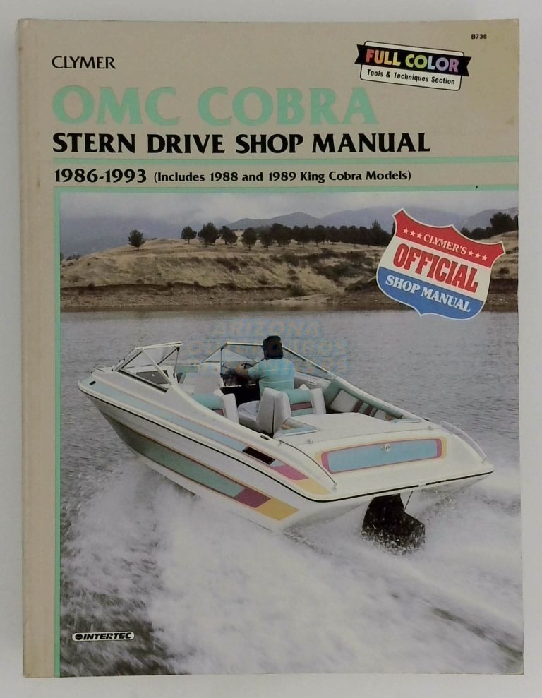 OMC Cobra Stern Drive Shop Manual 1986-1993