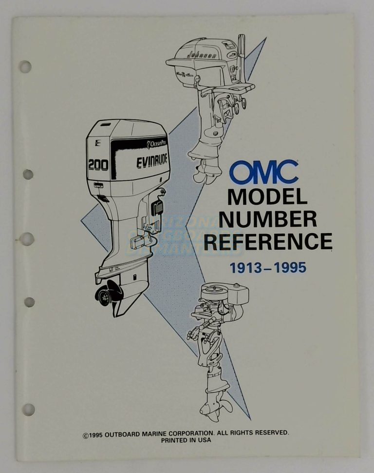 OMC Model Number Reference 1913-1995