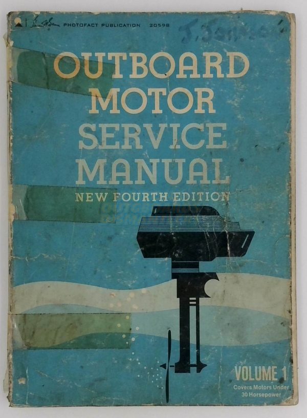 Outboard Motor Service Manual Fourth Edition Volume 1