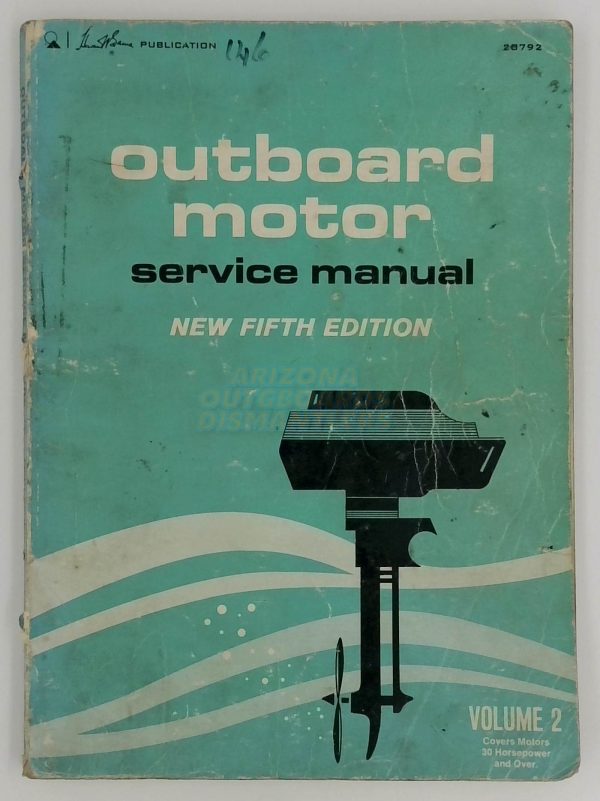 Outboard Motor Service Manual Fifth Edition Volume 2