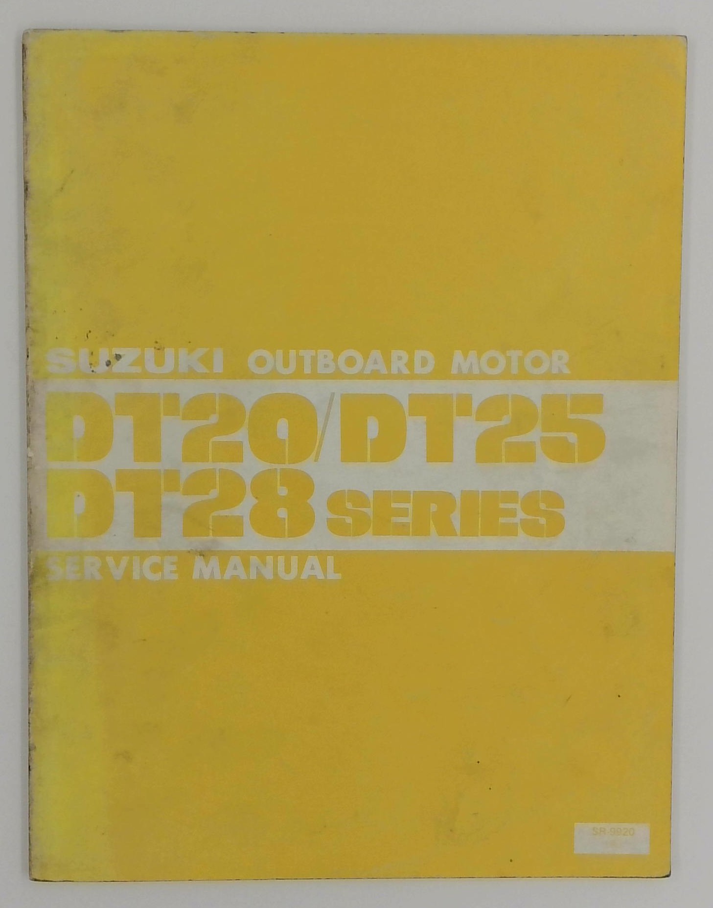 SR-9920 – DT20/DT25/DT28 Series Service Manual – Suzuki