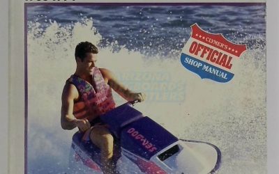 Sea Doo Water Vehicles Shop Manual 1988-1994