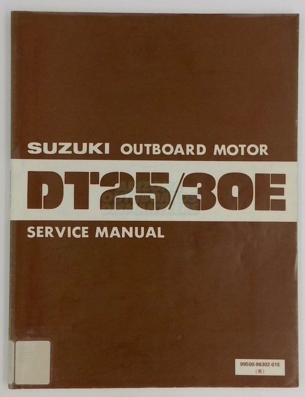Suzuki Outboard DT25/30E Service Manual
