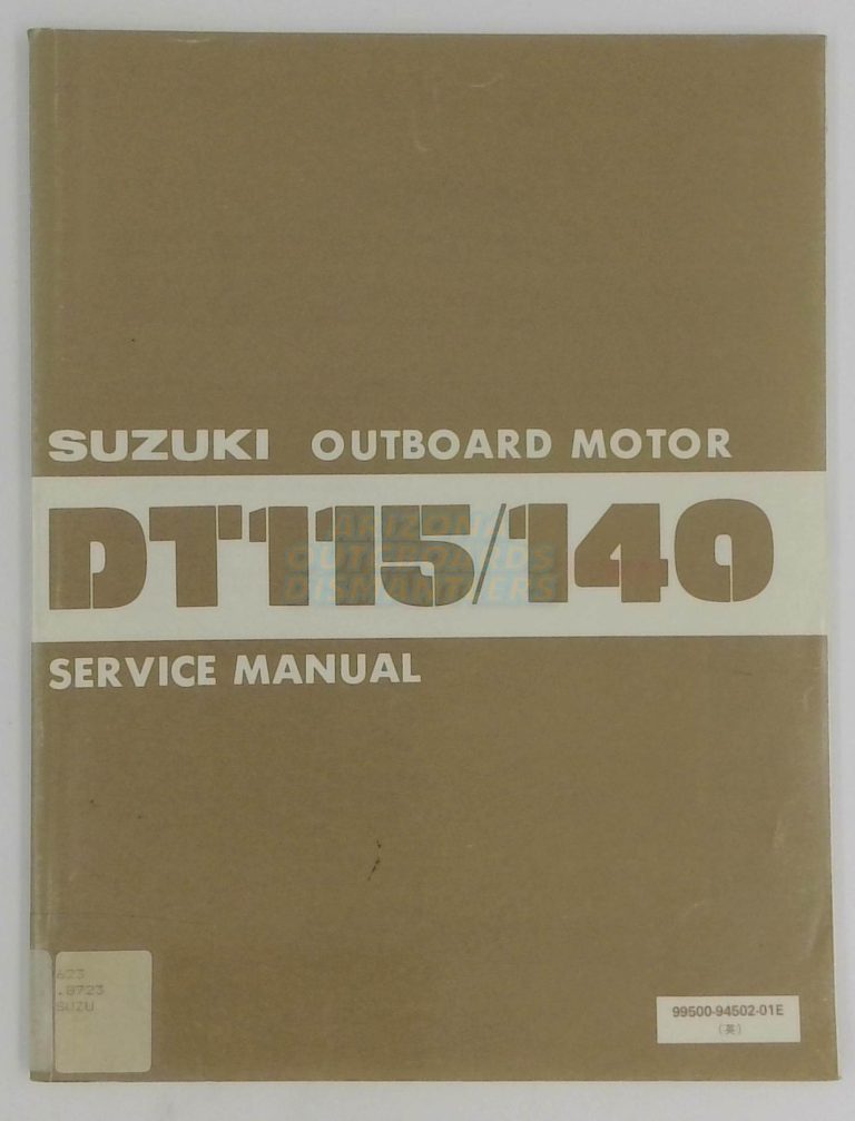 Suzuki Outboard Motor DT115/140 Service Manual