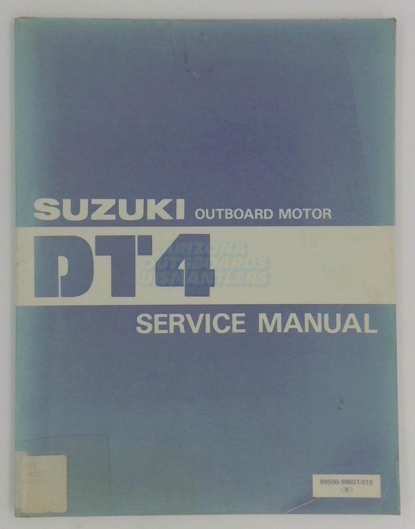 Suzuki Outboard DT4 Service Manual